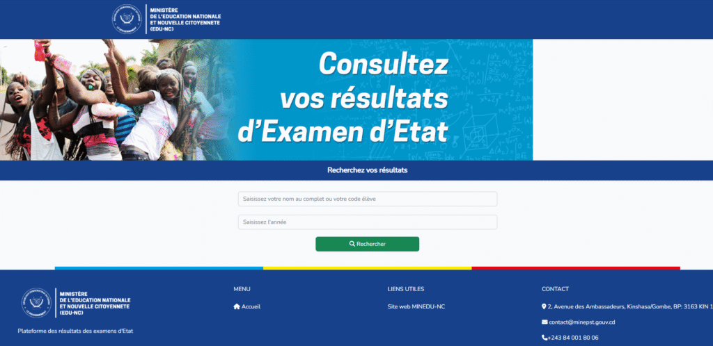 Vérifier les Résultats de l'Exetat 2025 en ligne