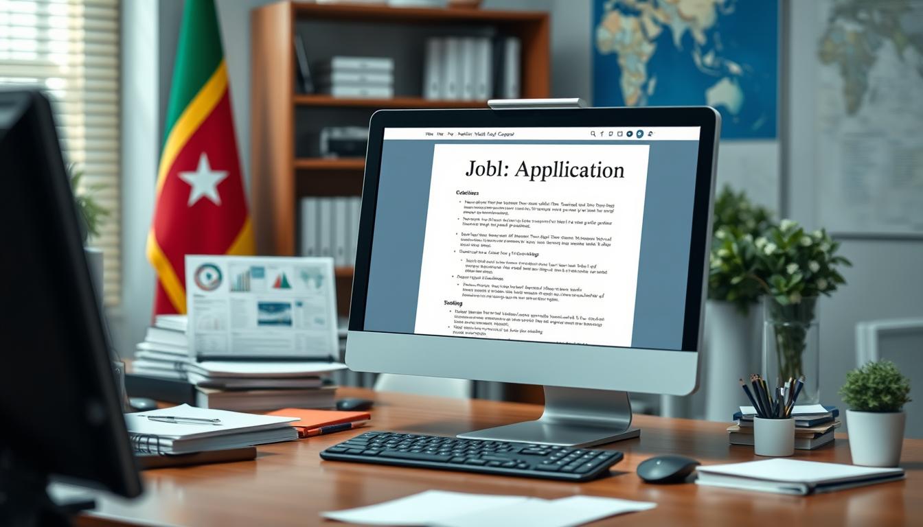 Lettre de demande d’emploi sous format Word en RDC