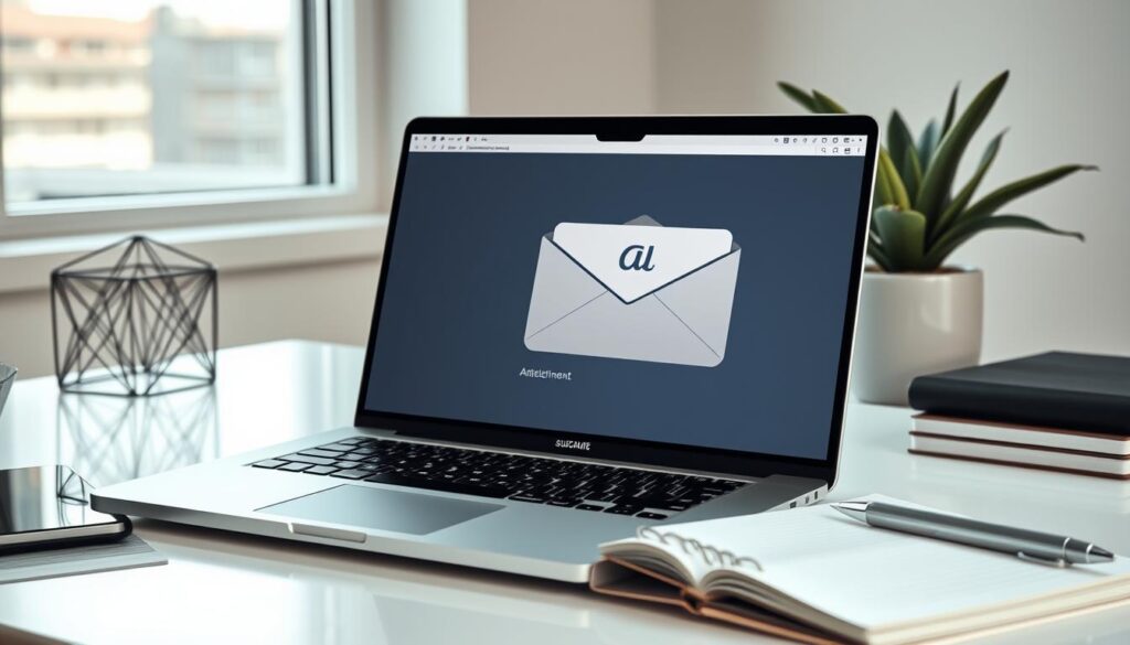 mail de candidature réussi