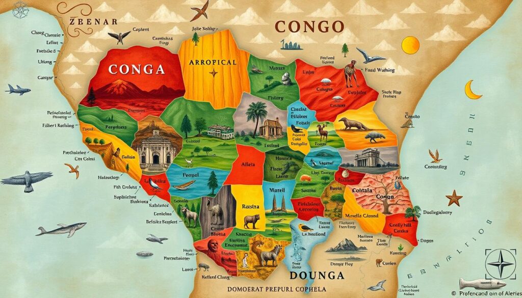 26 provinces de la RDC et leurs villes