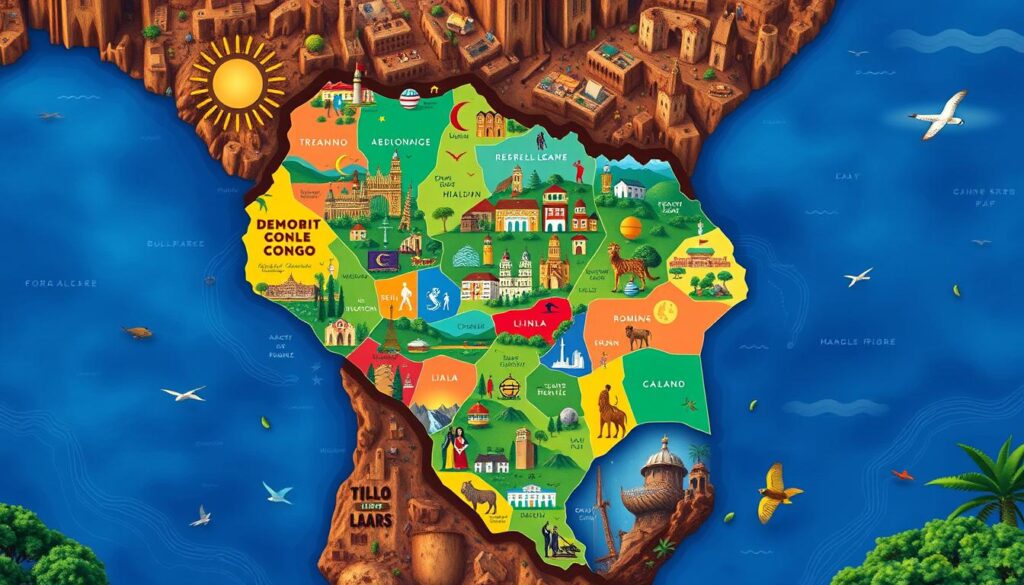 principales provinces de la rdc