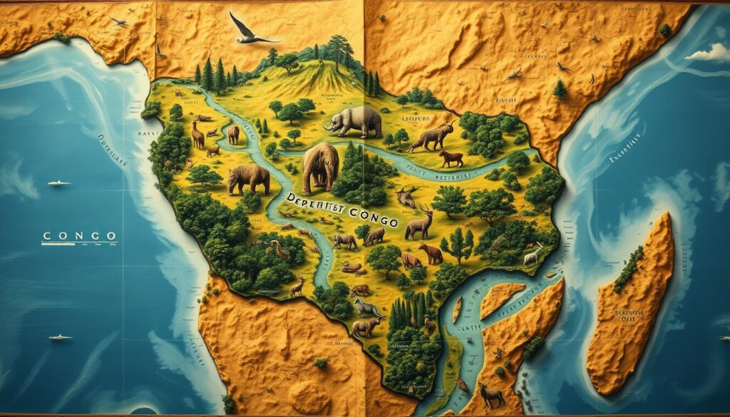 situation géographique de la rdc