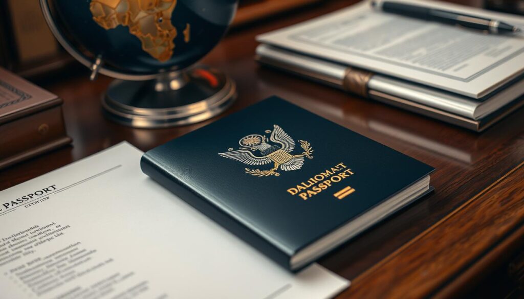 définition passeport diplomatique