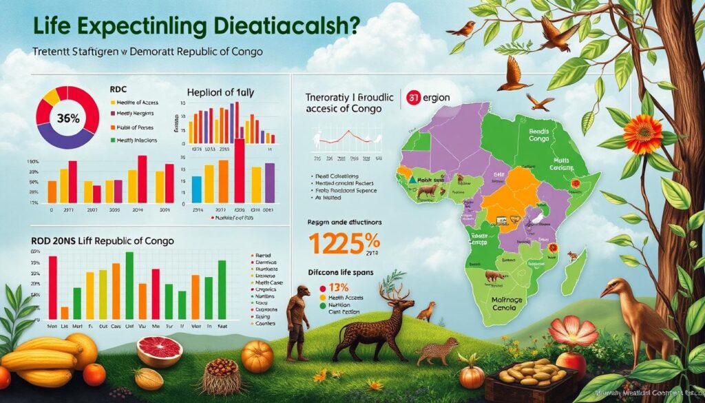 statistiques récentes espérance de vie en RDC
