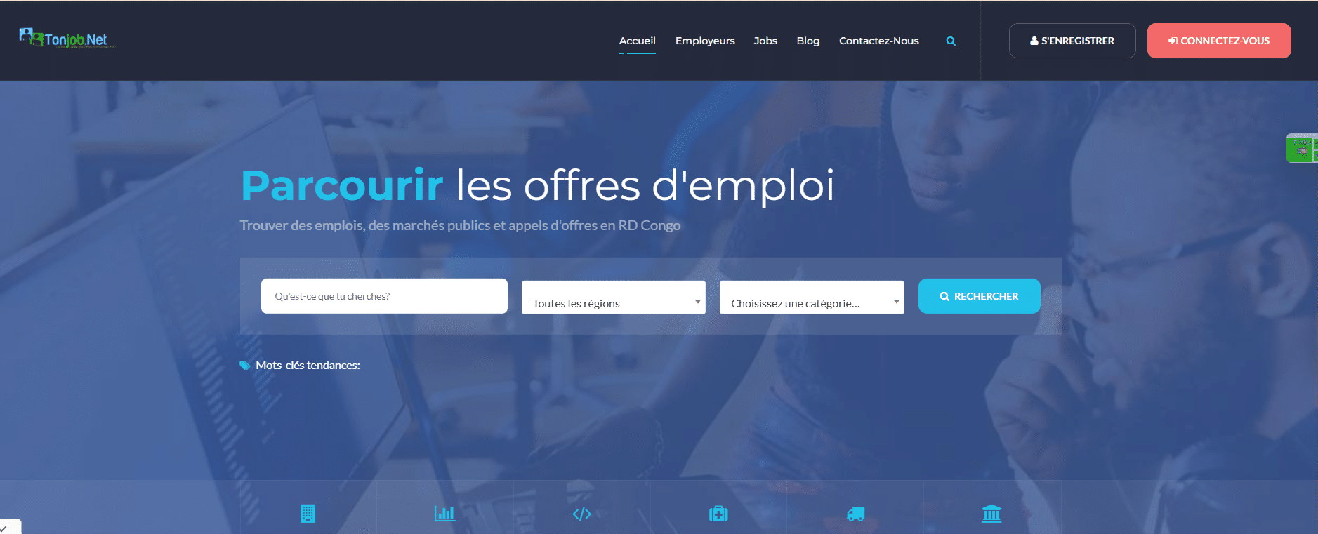 TonJob Offres d’Emploi en RDC | Trouvez Votre Opportunité